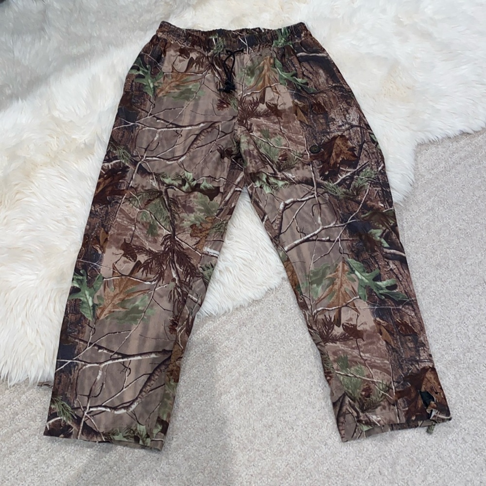10X APG Real Tree Camouflage Hunting Pants Silent Stalker Fabric Lined